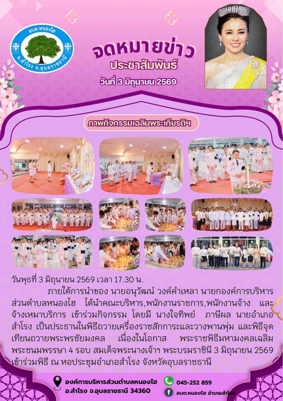 กิจกรรมเฉลิมพระเกียรติ