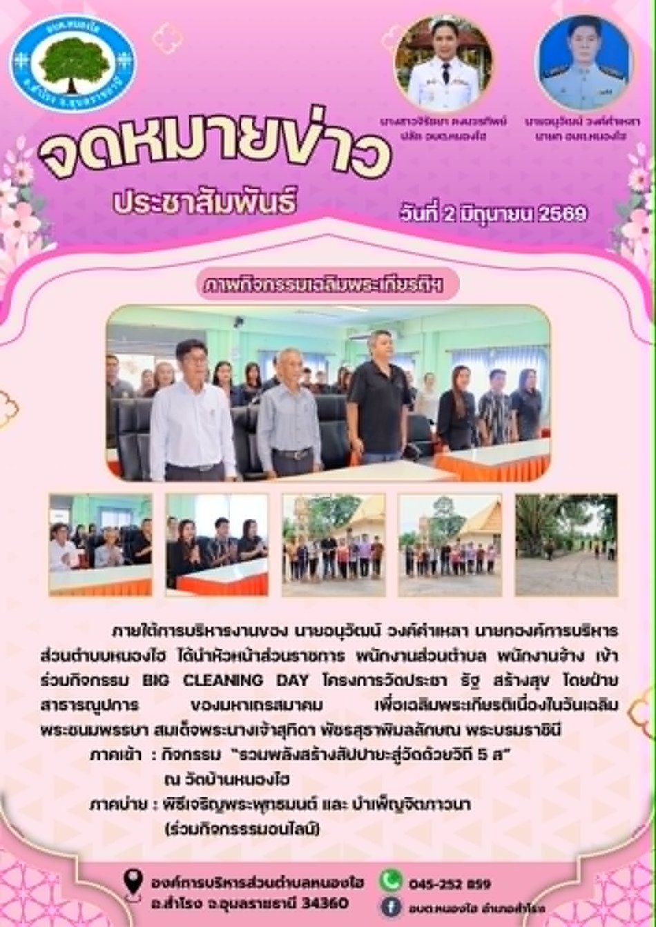 กิจกรรมเฉลิมพระเกียรติ