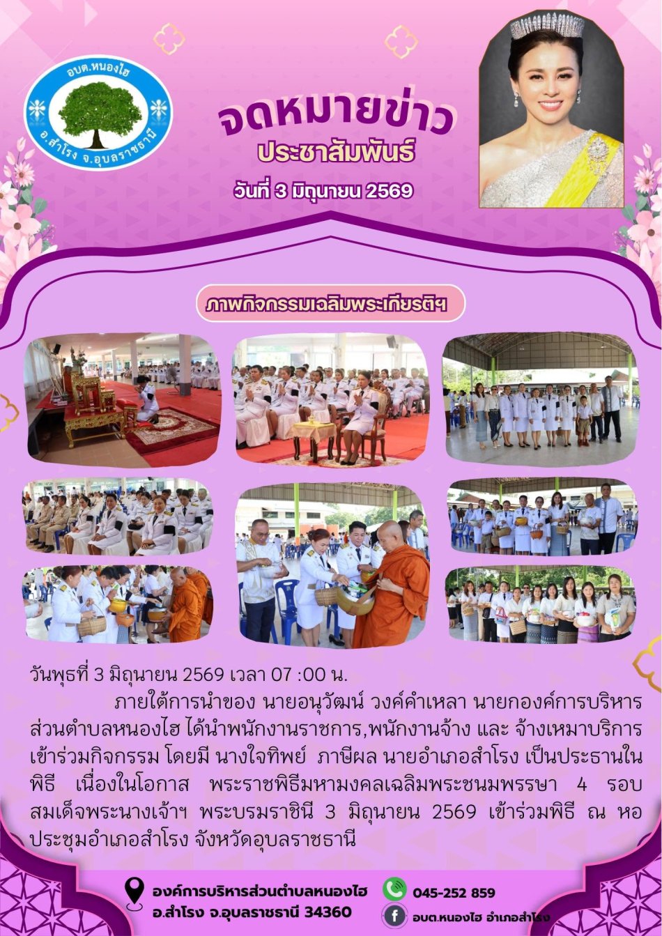กิจกรรมเฉลิมพระเกียรติ