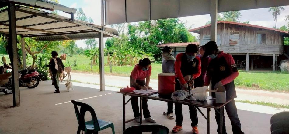 ฉีดวัคซีน บ้านตลาด หมู่ที่ 11