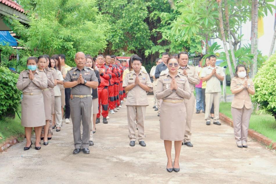 กิจกรรมเข้าแถวเคารพธงชาติ