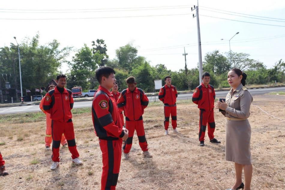 การฝึกซ้อมของพนักงานดับเพลิง